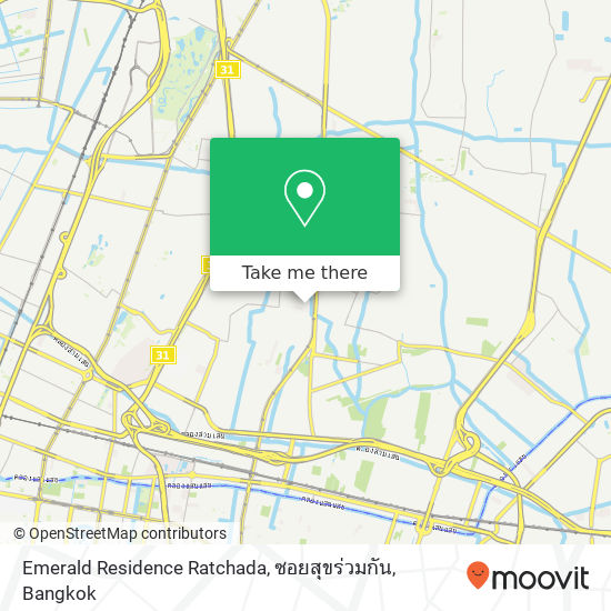 Emerald Residence Ratchada, ซอยสุขร่วมกัน map