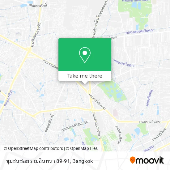 ชุมชนซอยรามอินทรา 89-91 map