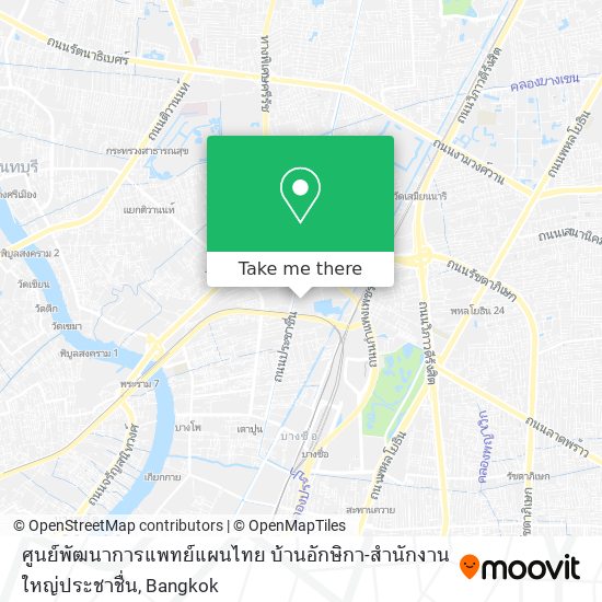 ศูนย์พัฒนาการแพทย์แผนไทย บ้านอักษิกา-สำนักงานใหญ่ประชาชื่น map