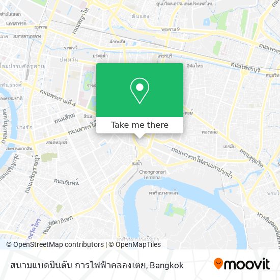 สนามแบดมินตัน การไฟฟ้าคลองเตย map