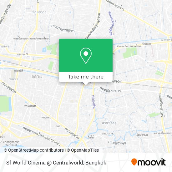 Sf World Cinema @ Centralworld map