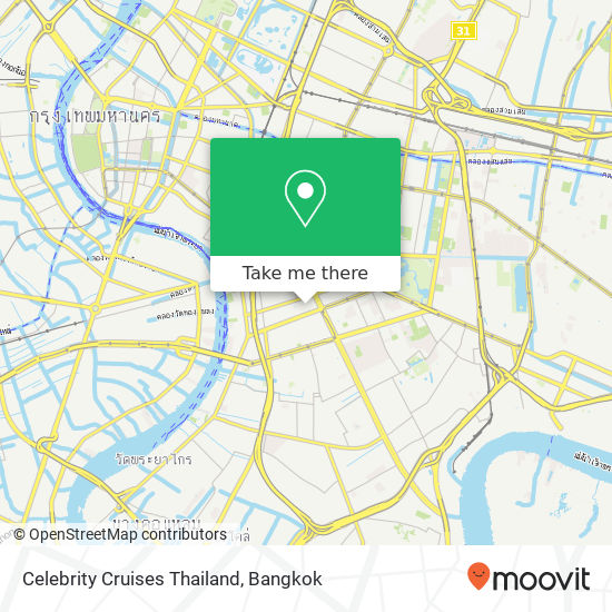 Celebrity Cruises Thailand map