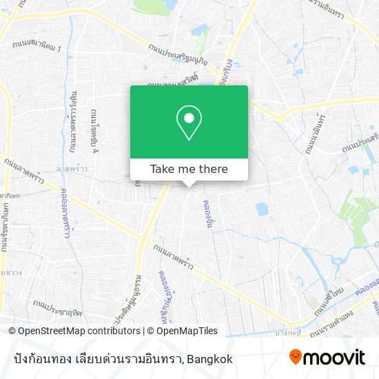 ปังก้อนทอง เลียบด่วนรามอินทรา map