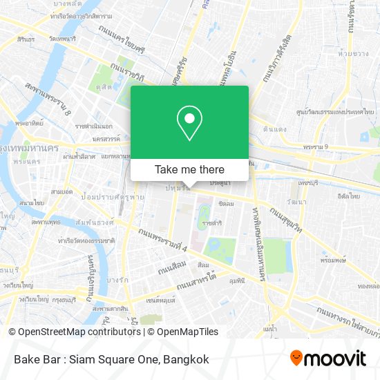 Bake Bar : Siam Square One map