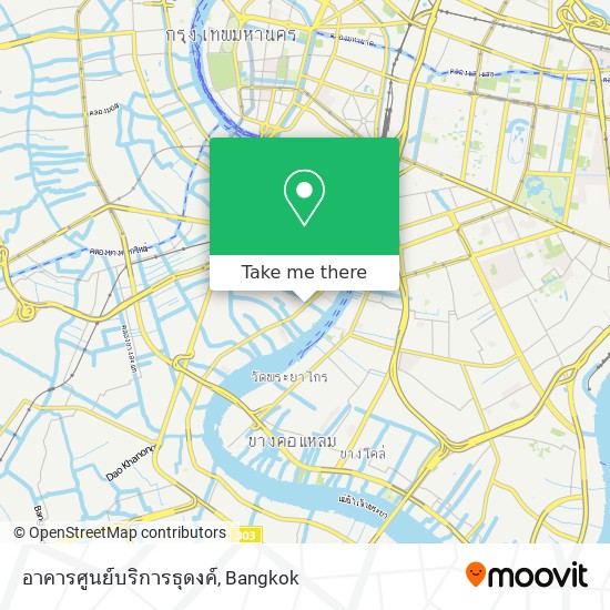 อาคารศูนย์บริการธุดงค์ map