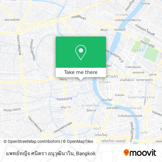 แพทย์หญิง ศนิตรา อนุวุฒินาวิน map