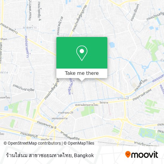 ร้านใส่นม สาขาซอยมหาดไทย map