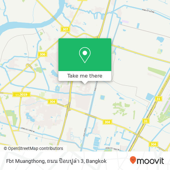 Fbt Muangthong, ถนน ป๊อบปูล่า 3 map