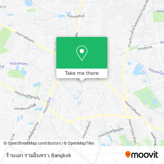 ร้านเอก รามอินทรา map