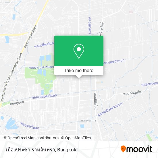 เมืองประชา รามอินทรา map