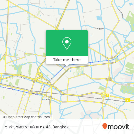 ซาร่า, ซอย รามคำแหง 43 map