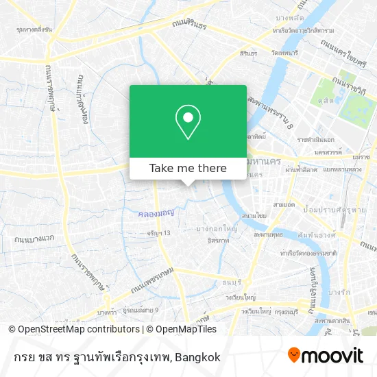 กรย ขส ทร ฐานทัพเรือกรุงเทพ map