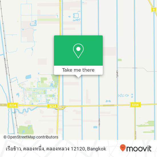 เรือข้าว, คลองหนึ่ง, คลองหลวง 12120 map