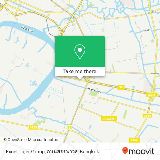 Excel Tiger Group, ถนนสรรพาวุธ map