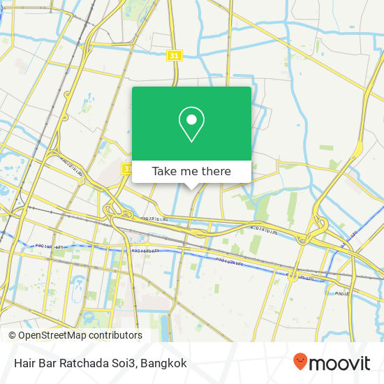 Hair Bar Ratchada Soi3 map