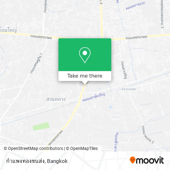 กำแพงทองขนส่ง map