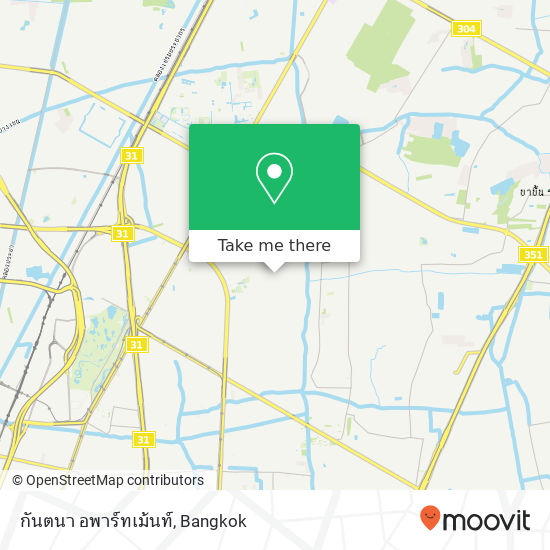 กันตนา อพาร์ทเม้นท์ map