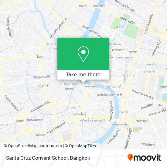 Santa Cruz Convent School map