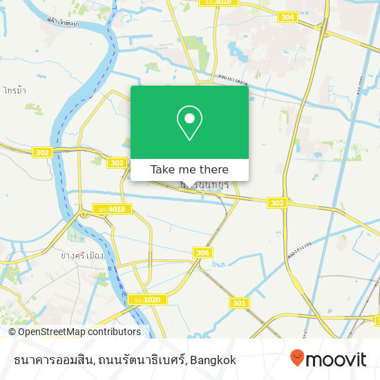 ธนาคารออมสิน, ถนนรัตนาธิเบศร์ map