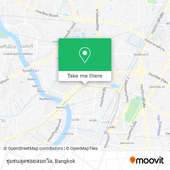 ชุมชนสุดซอยสมถวิล map