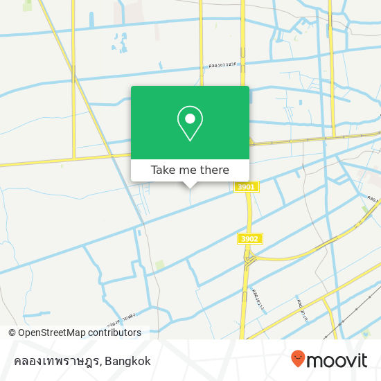 คลองเทพราษฎร map