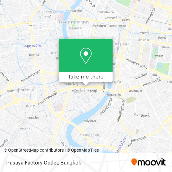 Pasaya Factory Outlet map