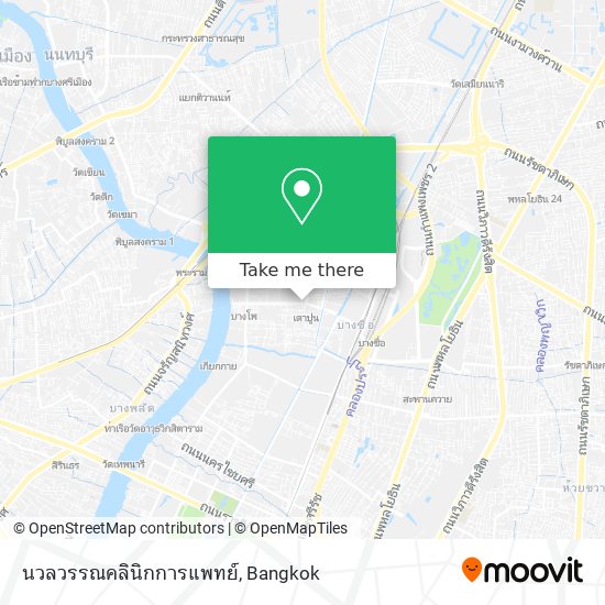 นวลวรรณคลินิกการแพทย์ map