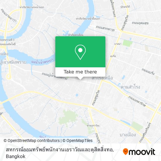 สหกรณ์ออมทรัพย์พนักงานเอราวัณและดุสิตสิ่งทอ map