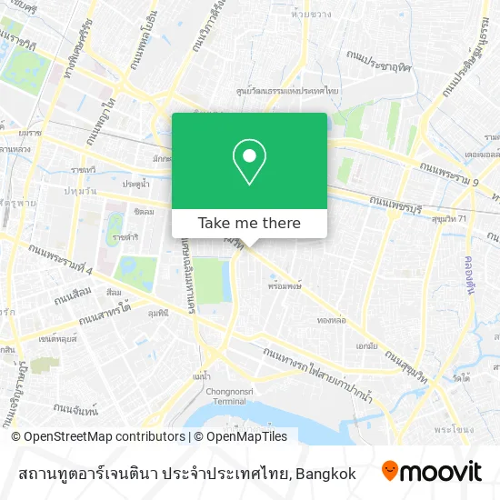 สถานทูตอาร์เจนตินา ประจำประเทศไทย map