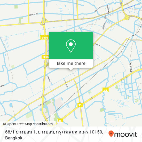 68 / 1 บางบอน 1, บางบอน, กรุงเทพมหานคร 10150 map