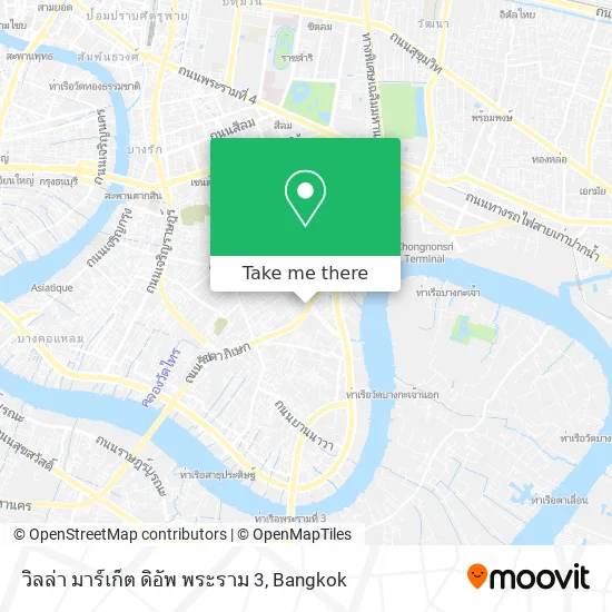 วิลล่า มาร์เก็ต ดิอัพ พระราม 3 map