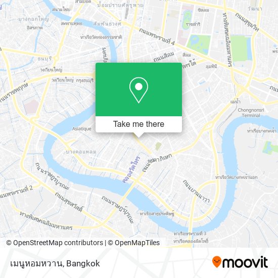 เมนูหอมหวาน map