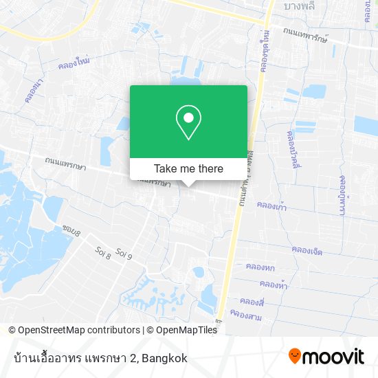 บ้านเอื้ออาทร แพรกษา 2 map
