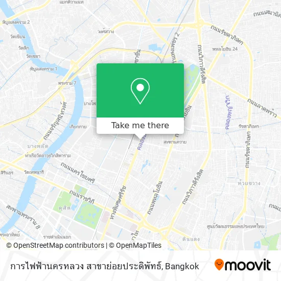 การไฟฟ้านครหลวง สาขาย่อยประดิพัทธ์ map