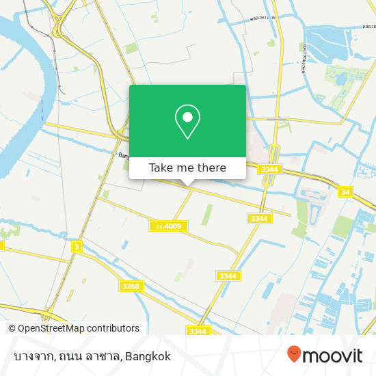 บางจาก, ถนน ลาซาล map