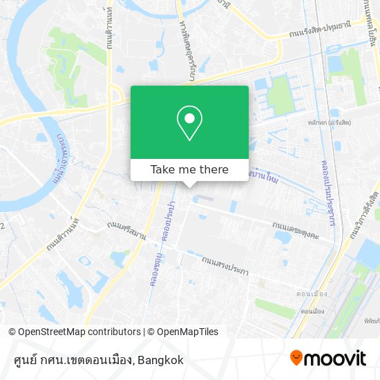 ศูนย์ กศน.เขตดอนเมือง map