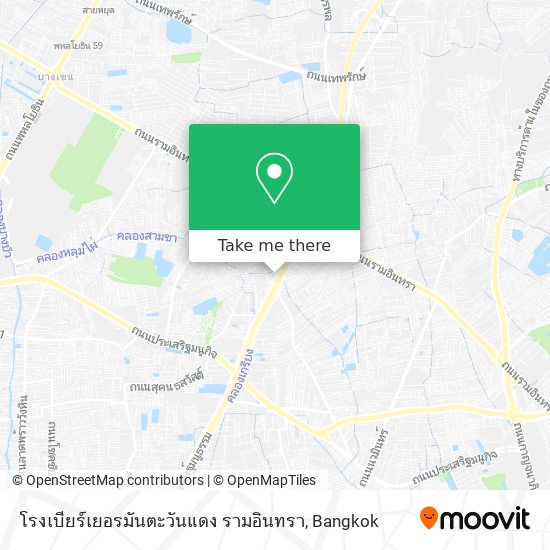 โรงเบียร์เยอรมันตะวันแดง รามอินทรา map