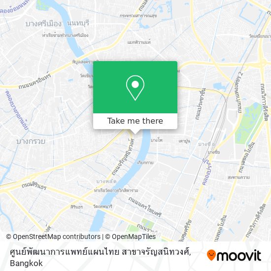 ศูนย์พัฒนาการแพทย์แผนไทย สาขาจรัญสนิทวงศ์ map