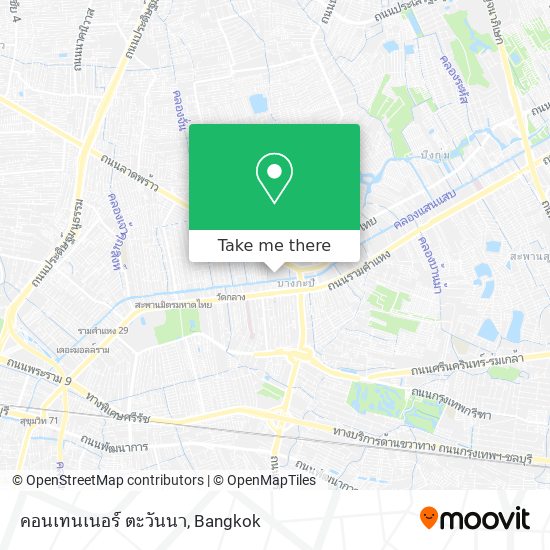 คอนเทนเนอร์ ตะวันนา map