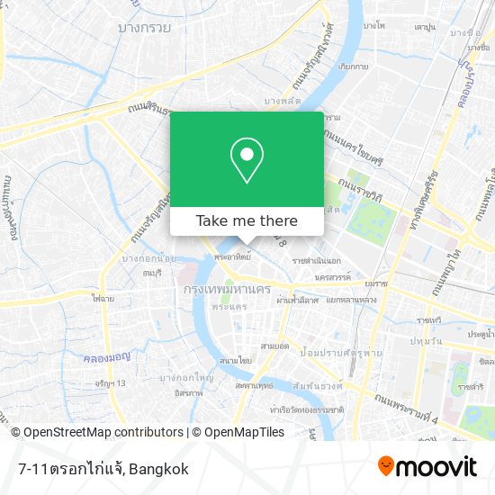 7-11ตรอกไก่แจ้ map