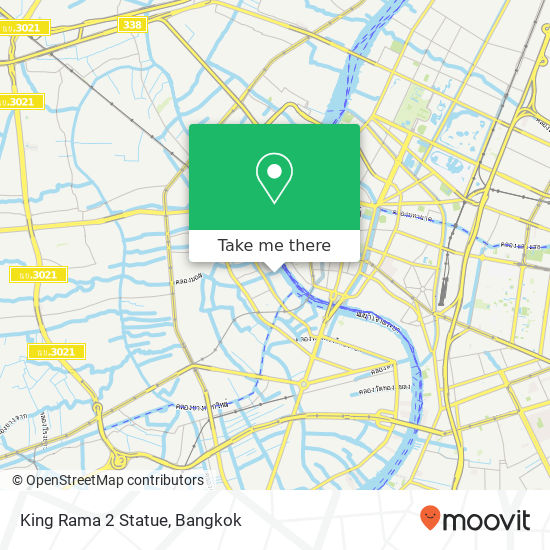 King Rama 2 Statue map