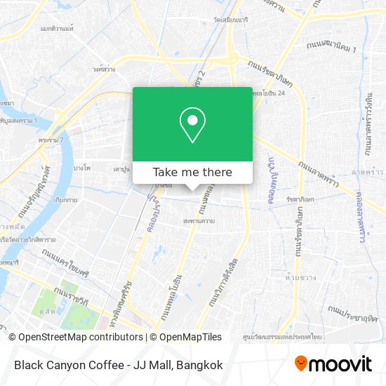 Black Canyon Coffee - JJ Mall map