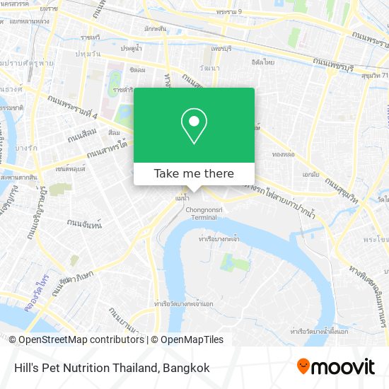 Hill's Pet Nutrition Thailand map