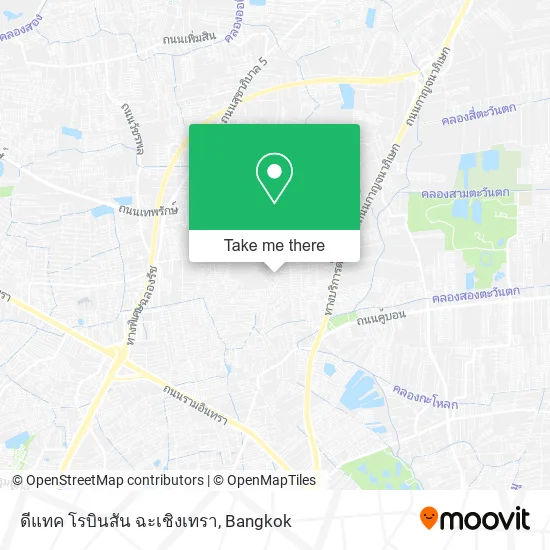 ดีแทค โรบินสัน ฉะเชิงเทรา map