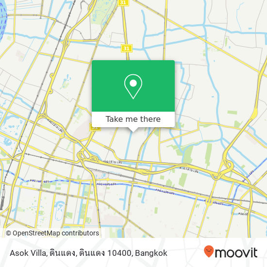 Asok Villa, ดินแดง, ดินแดง 10400 map