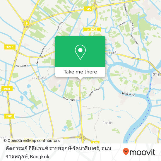 ลัดดารมย์ อิลิแกนซ์ ราชพฤกษ์-รัตนาธิเบศร์, ถนน ราชพฤกษ์ map