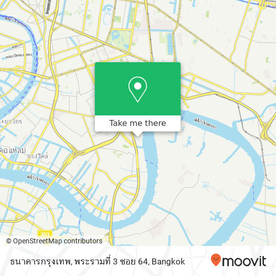 ธนาคารกรุงเทพ, พระรามที่ 3 ซอย 64 map