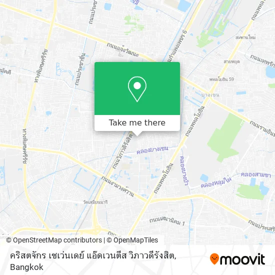 คริสตจักร เซเว่นเดย์ แอ๊ดเวนตีส วิภาวดีรังสิต map