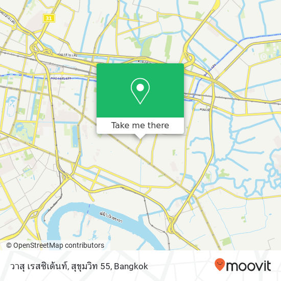 วาสุ เรสซิเด้นท์, สุขุมวิท 55 map