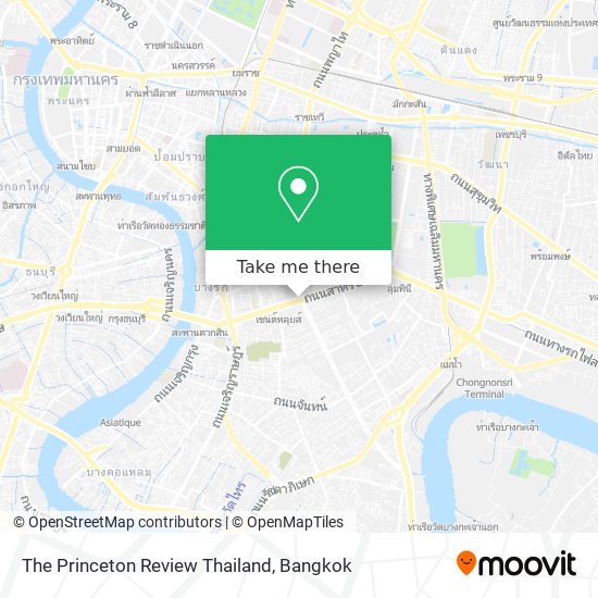 The Princeton Review Thailand map